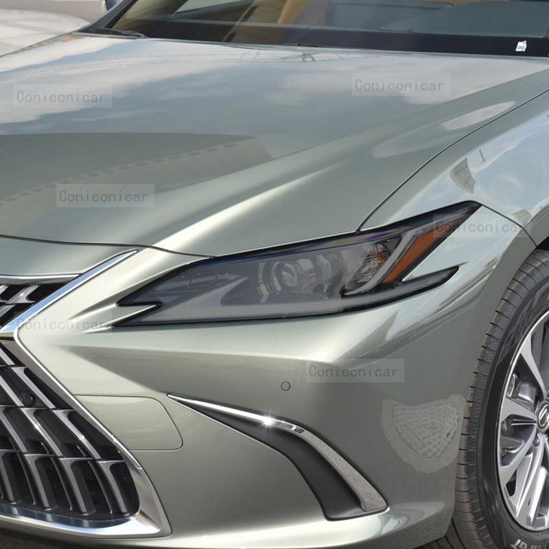 Car Headlight Protection Tint Anti-Scratch Black Protective Film TPU Stickers Cover For LEXUS ES 2018-2024 Accessories
