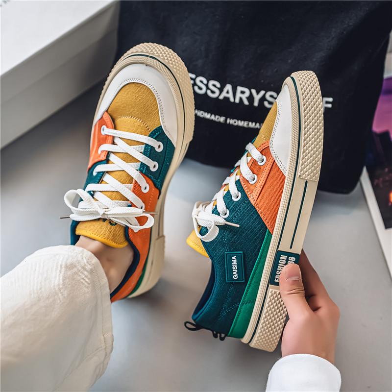 Fashion CYYTL Canvas Shoes Summer Breathable Men Sneakers Casual Outdoor Walking Hiking Luxury Designer Platform Skateboard Flat Loafers