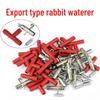 Rabbit Duckbill Automatic Waterer with Integrated Galvanized Drinking Nipple