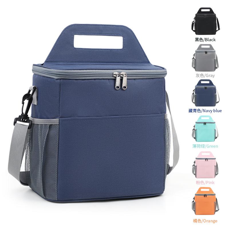 Thick Oxford Fabric Picnic Lunch Bag Large Capacity Insulated Cooler Tote Leak-Proof Thermal Bag For Outdoor Camping And Daily
