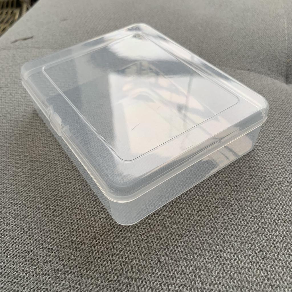1pc Mini Plastic Box Rectangular Translucent Packing Box Dustproof Solid Strong fake nail box Jewelry Storage box Case Container