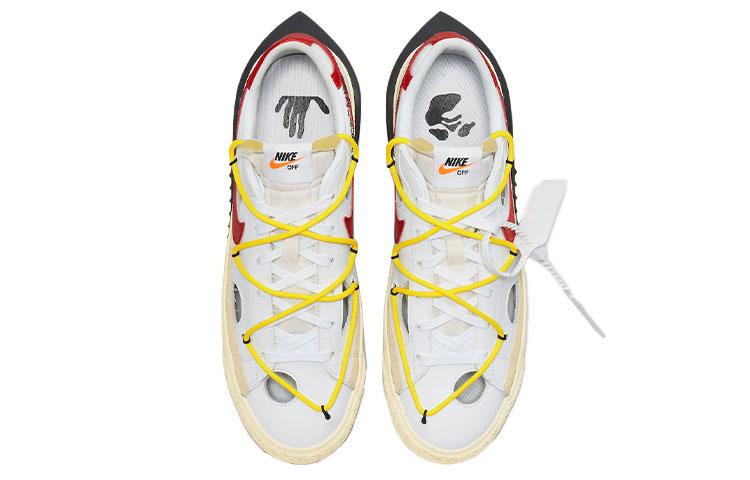 Nike X Off White Blazer Low 'White University Red' DH7863-100