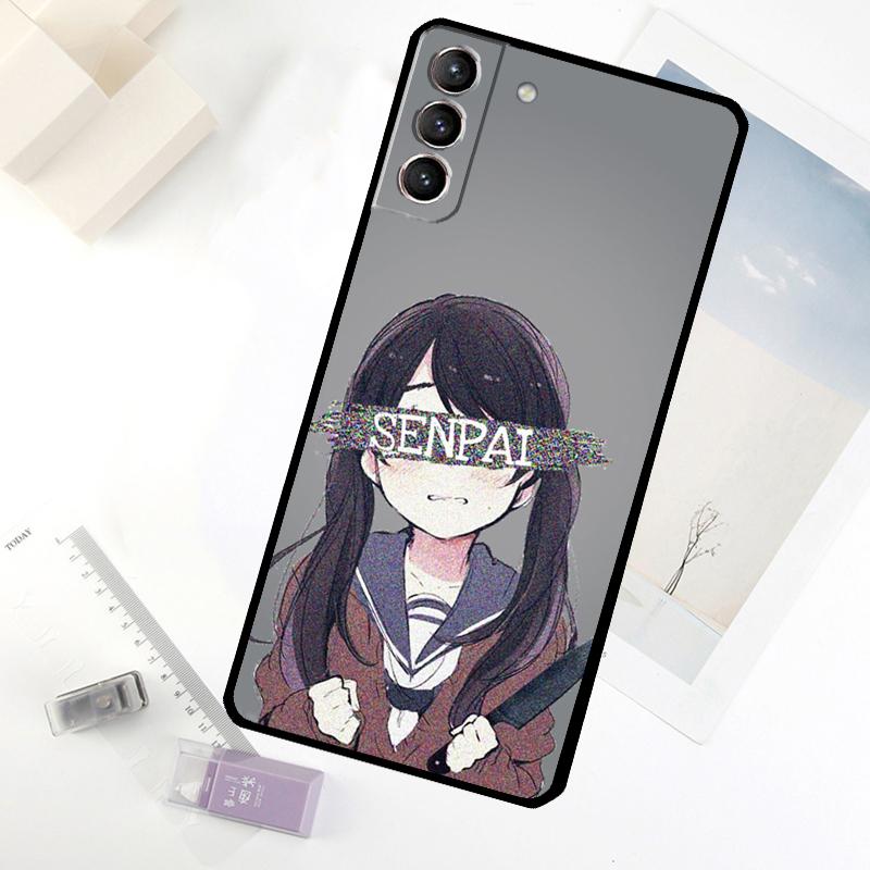 Sugoi Senpai Anime Handyhülle Für Samsung Galaxy S25 S24 S23 S22 S21 S20 S26 Ultra S10 Plus S23 FE S25 FE Hülle