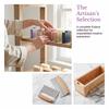9pcs Straight Cutting Soap Cutter Kit Wood Handle Silicone Soap Mold Soap Mold Set  Bar Cutting