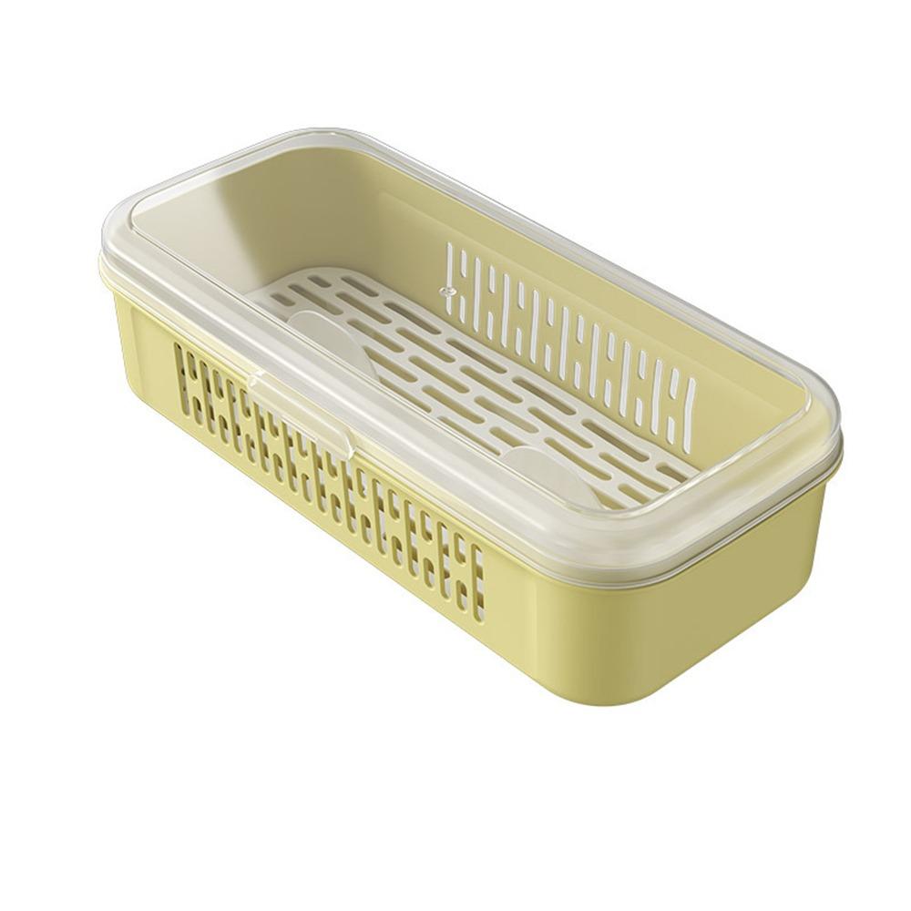 Rectangular Shape Chopstick Drying Box Single Layer Tableware Storage Case Kitchen Use