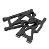 1 Pair Aluminum Alloy Front Swing Arm Spare Part Fit for WLtoys 144001 1 14 RC CarBlack