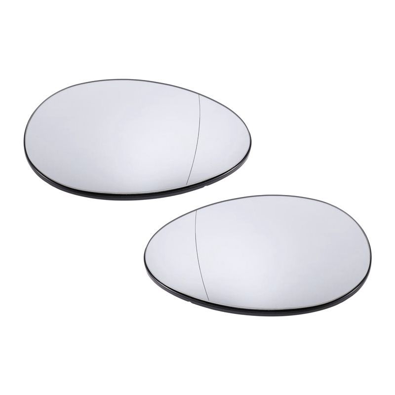 For Mini R55 2007-2013 Compatible Car Reversing Mirror Lens Replacement Glass Parts 51162755625 51162755626