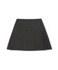 Mileko Diagonal Two Button Pleats Sk Charcoal