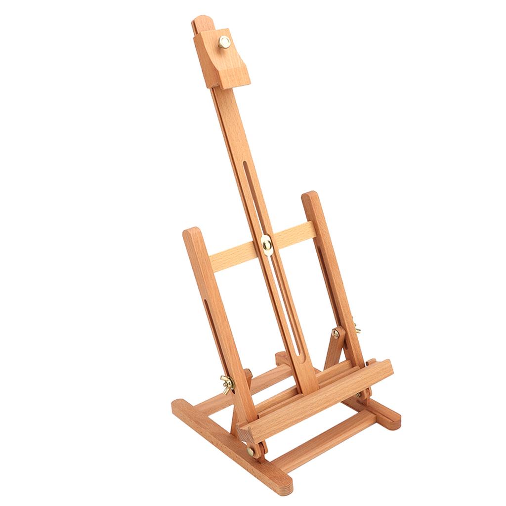 Small Wooden Adjustable Tabletop H Frame Easel Studio Artist Display Stand Drawing Board