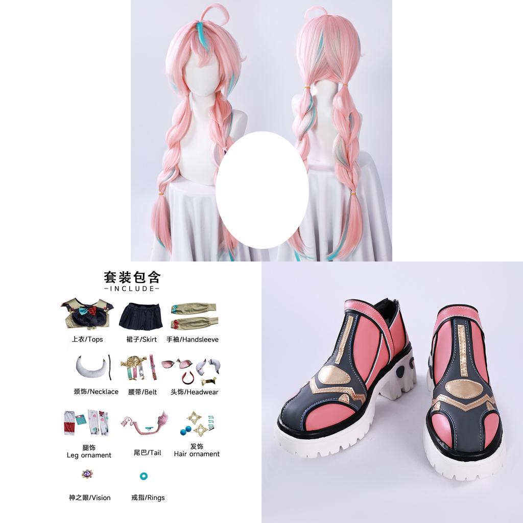 Genshin Impact Varesa Cosplay Costume With Accessories For Anime Role Play