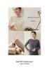 Women's 100% Pure Cashmere Round Neck Seamless Knit Sweater with Raglan Sleeves