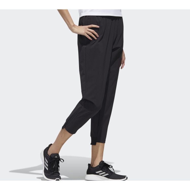 Adidas Mh 3/4 Wv Pants Casual Sports Women Bottoms Black GF0123