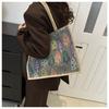 Linen Bag Hand-painted Cotton Sacks Jute Portable Imitation Sacks Linen Bags Shopping Bags Laminated Bags
