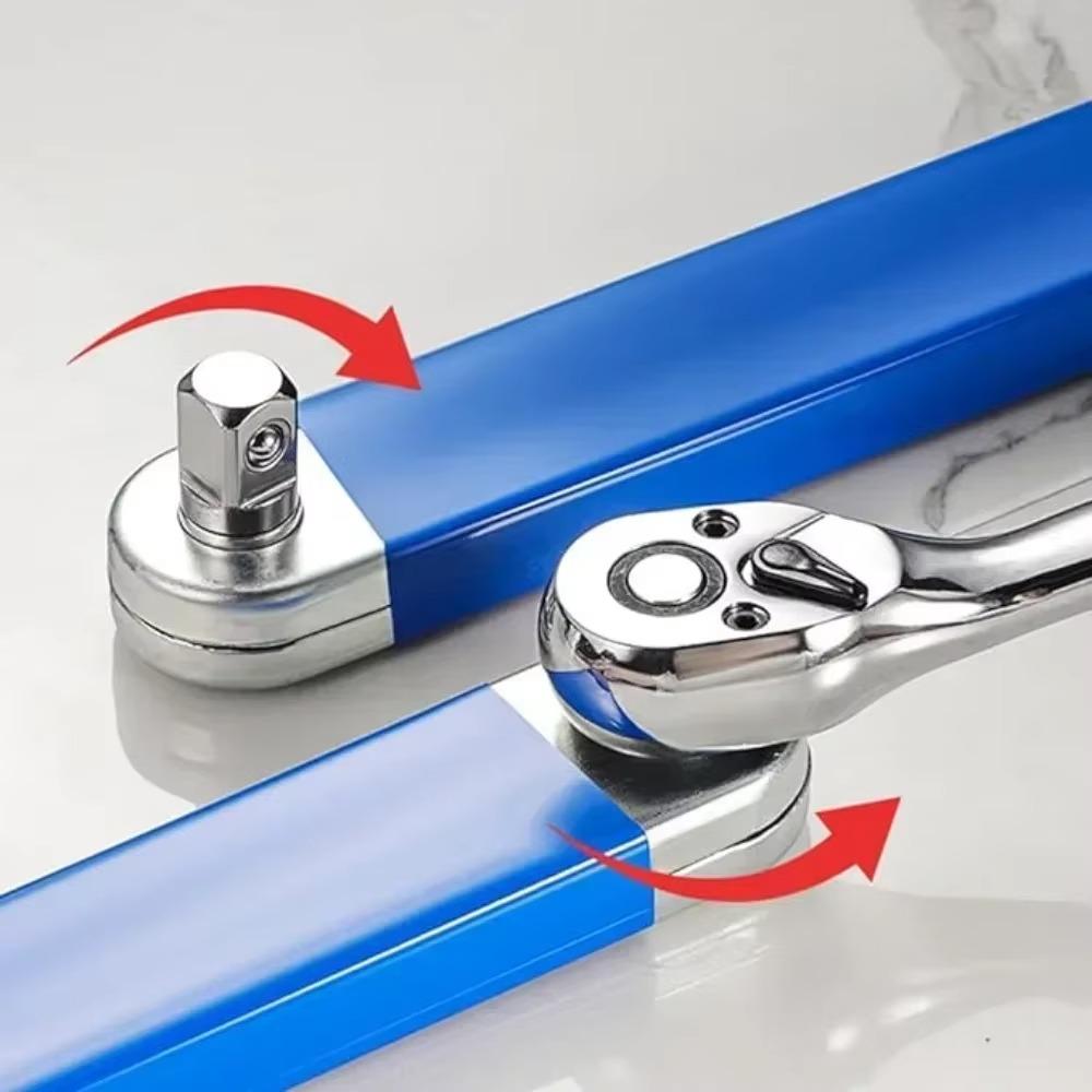 Large Impact Socket Spanner Offset Extension Ratchet Wrench for Tight Spaces Vehicle Maintenance