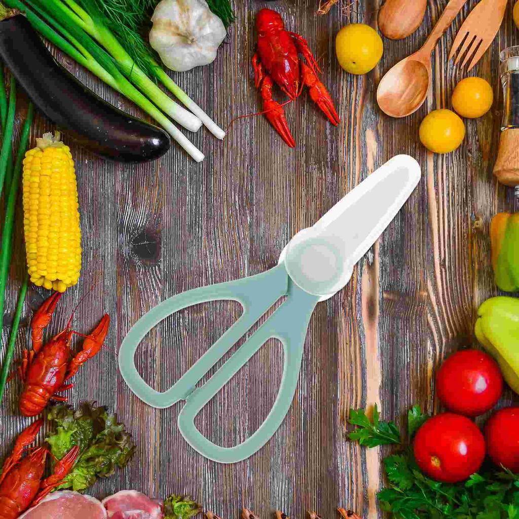Ceramic Scissors Safety Kitchen Gardening Gadget Food Handle Pp Zirconia Nanomaterials Shear Travel