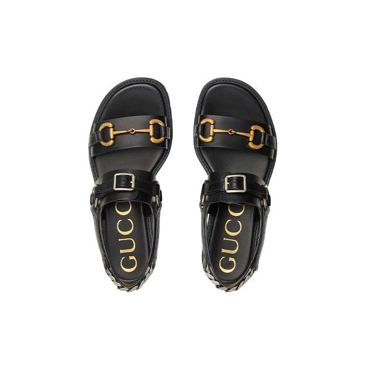 Gucci Horsebit-detail Sandals 700051 DS8R0 1000