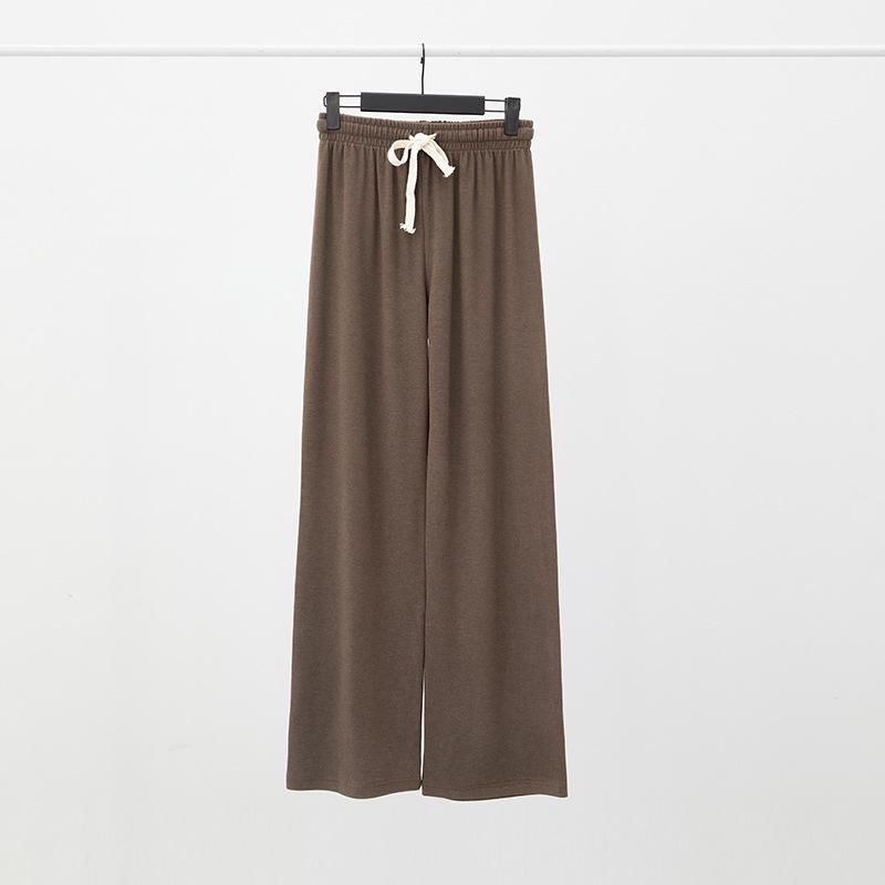 

Женские осенне-зимние брюки для йоги для современного танца - Матовые, Прямые, Широкие штанины Small коричневый/кофейный