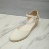 Fashion Baotou Sandals for Women's 2025 Summer Grass Woven Hemp Rope Slope Heel Shoes Women Round Toe Thick Sole Buckle Womens Sandals