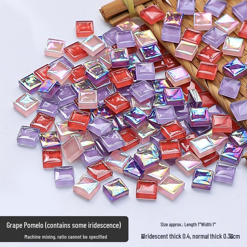 1kg Mosaic Iridescent Crystal Glass for DIY Children’s Handicrafts
