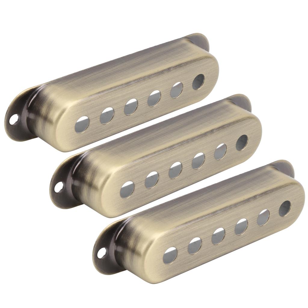 3Pcs Einzigen Pickup Abdeckung Messing 48mm/50mm/52mm Musical Instrument Zubehör für ST SQ Elektrische