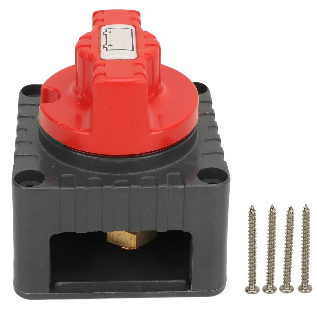 12‑48V 300A Battery Disconnect Switch On Off Position Marine Master Cut Off Switch Knob for Car Truck Yacht Retrofit