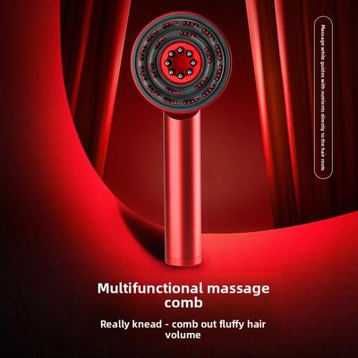 Massage Scalp Comb Red Light Hair Growth Instrument Anti-dense Hair Comb Essence Introduction Comb Press Head Massager