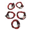 5pcs RC Car LED Light Universal High Brightness 2 White Light 5mm Lamp Beads 2 Red Light 3mm Lamp