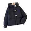 New Down Cotton-padded Clothes Women's Short Loose Hooded Cotton-padded Clothes Autumn and Winter Cotton-padded Jackets