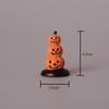 Jackman Ghost Pumpkin Lamp Clown Micro Landscape Decorative Ornaments Halloween Diy Accessories Mini Micro Landscape Decoration