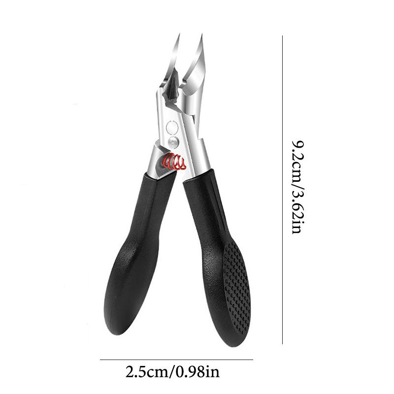 Schräger Spitzer Feder-Nagelknipser Anti-Spritzschutz Eingewachsen Tragbar Hohe Qualität Zehennagel Fingernagel Trimmer Maniküre Werkzeuge