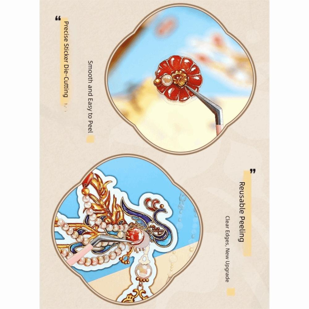 PET Jewelry Collage Sticker Book Visual Stacking Landscape Sticker Book Sticker Decoration