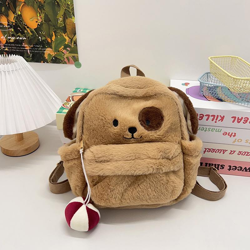 

Новый плюшевый рюкзак для девочки милый мягкий детский рюкзак пушистый мультяшный студенческий рюкзак кукла медведь верблюд