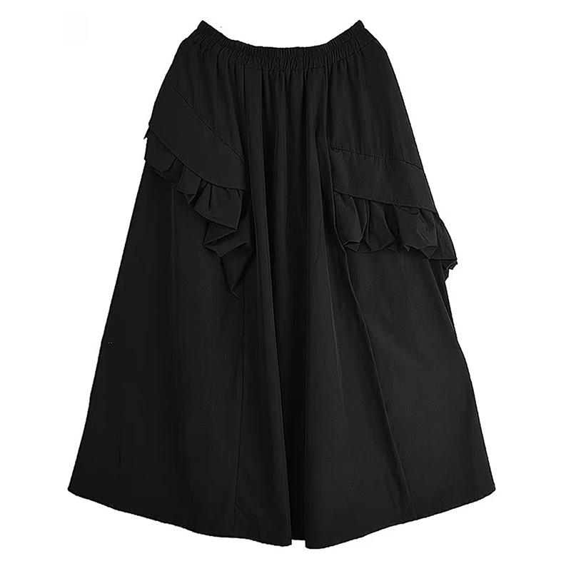 X XITAO Patchwork Edible Tree Fungus Skirt ZMY1252