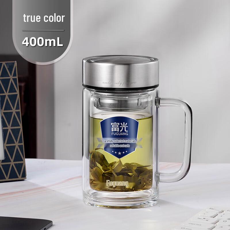 FUGUANG Zunjue Double-Wall Glass Mug