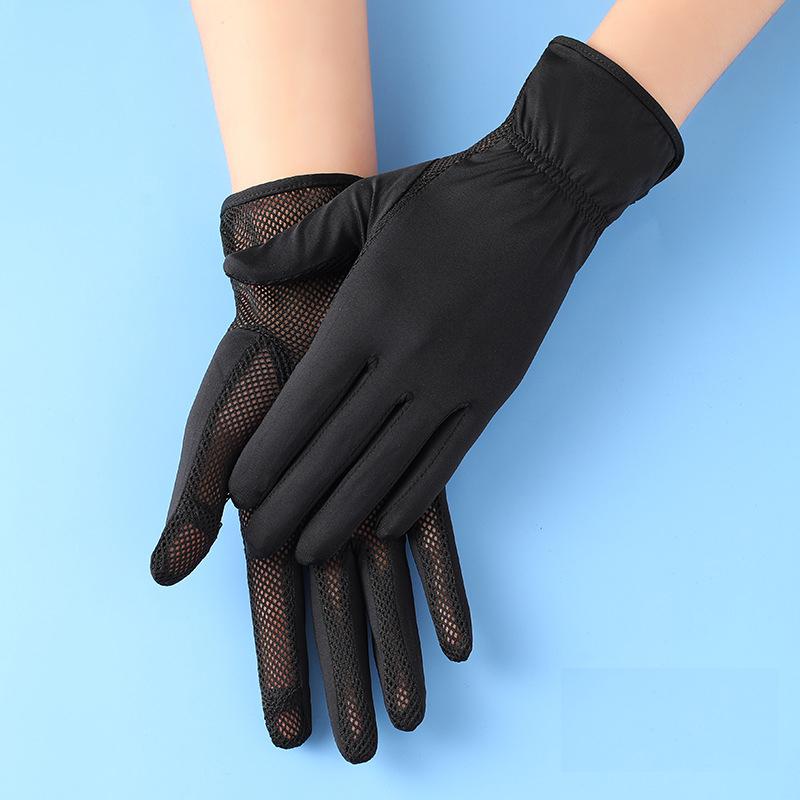Summer Women's Sun Protection Gloves Anti-UV Ice Silk Glove for Car Motorcycle Bike Driving Sports  Protection Thin Glove Unisex