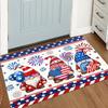 Decorative Patriotic American Uncle Sam Stars and Stripes Flag Runner Rug Polyester Hallway Mat Entryway Carpet for Home Decorat