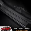 Protecții praguri uși auto Negre Apărători panou uși Ornament Protector Pentru Toyota Camry Generația a 8-a/a 9-a 2011-2026 Accesorii Anti-zgârieturi