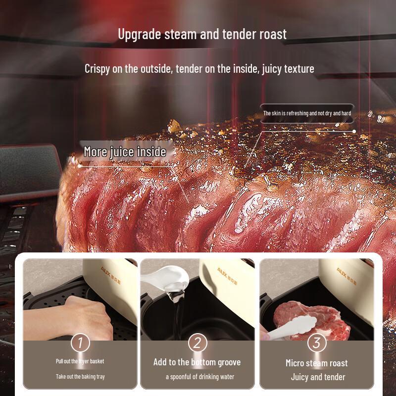 AUX 7L Visible Air Fryer