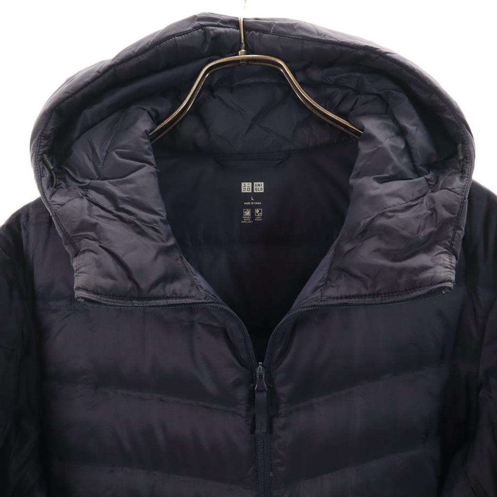UNIQLO Nylon Light down jacket L Navy system Men's Used