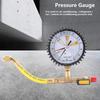Pomya Pressure Gauge, Nitrogen Measurement Compression Gauge, Suitable for R134a, R22, R407C, and R410A Refrigeration Equipment
