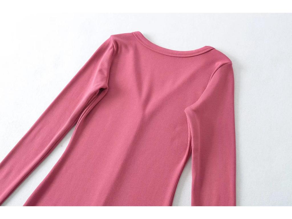 Elegant V-Neck Long Sleeve Dress - Sexy Hip-Hugging Mid-Length Skirt for Women, Perfect for Spring and Autumn.