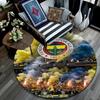 Fenerbahce Players Pattern Round rug,Carpet Rug for Living Room Bedroom Playroom ,Non-slip Floor Mat,Holiday Gifts and Birthday Gifts.
