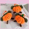 Playful Plush Headphone Pumpkin Doll Cute Bag Charm For Decoration Creative