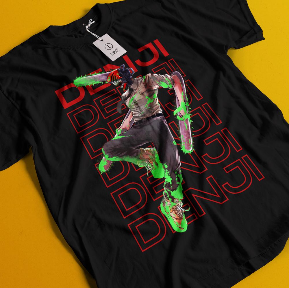 

Человек-бензопила Макима Футболка Аса Аки Аниме Дэнджи Футболка Пауэр Футболка Все размеры M