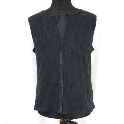 Made In Japan TORNADO MART Tank Top Sleeveless Knit F Men Black(USED)