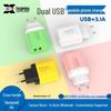 120W Macaron Color Dual-Port Charger: Super Fast PPS Full Protocol Charging