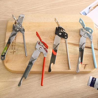 Convenient Heavy Duty Stainless Steel Multifunctional Tin-opener Bottle Jar Tin Manual Can Opener Food Can Opener