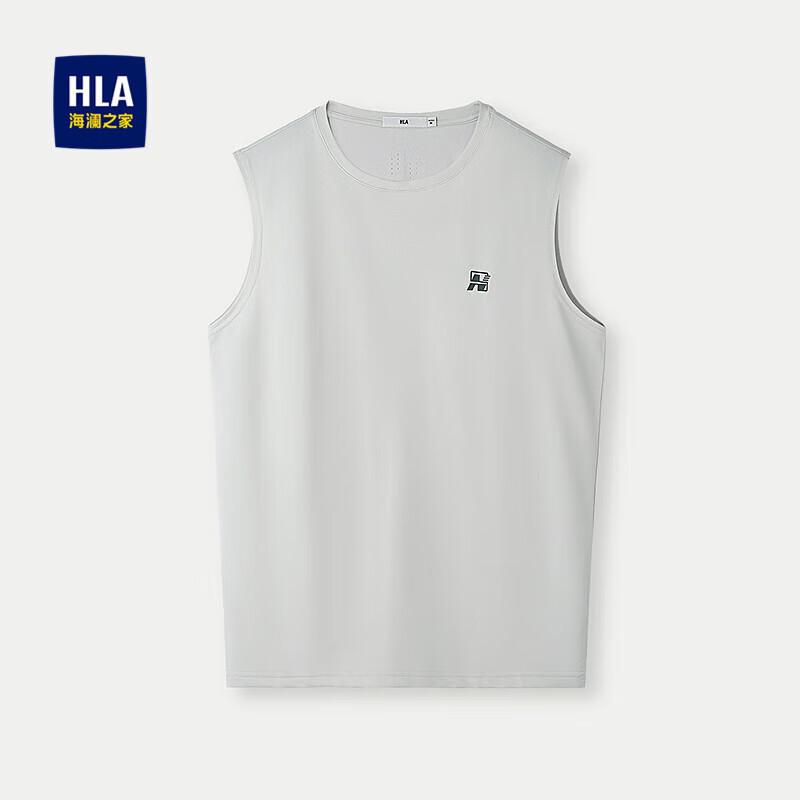 

HLA Men s Fashion Color-block Letter Sleeveless Tank Top L