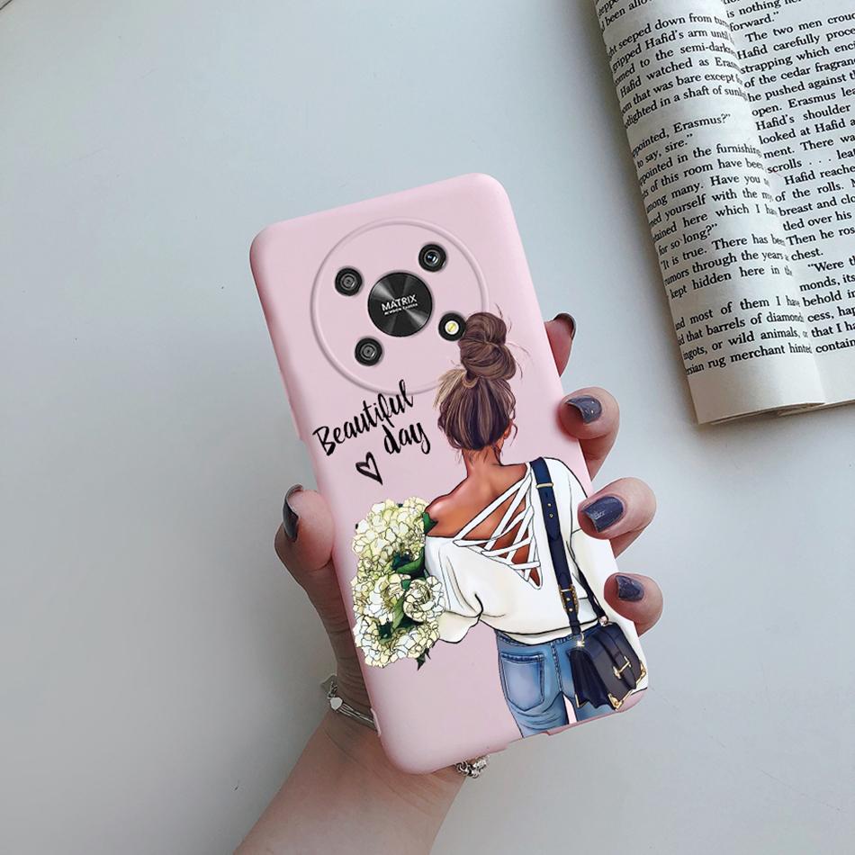Case For Honor Magic 4 LITE X30 X9 5G Back Cover Super Mom Baby Fashion Girls Soft Phone Case Silicone Funda For Honor X30 Capa