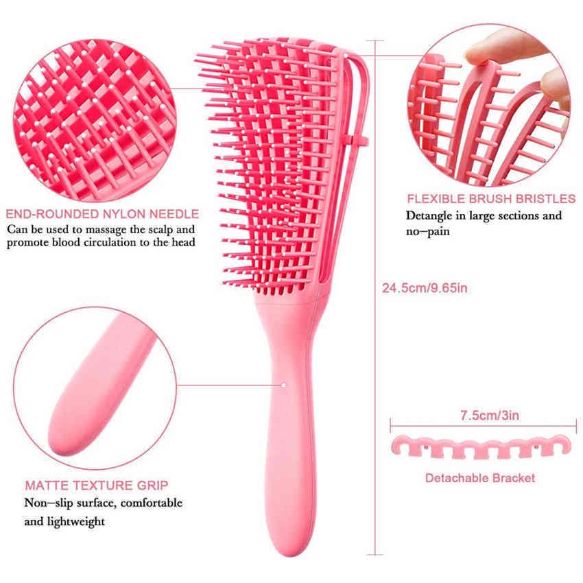Detangling Hair Brush Scalp Massage Hair Comb Detangling Brush For Curly Hair Brush Detangler Hairbr